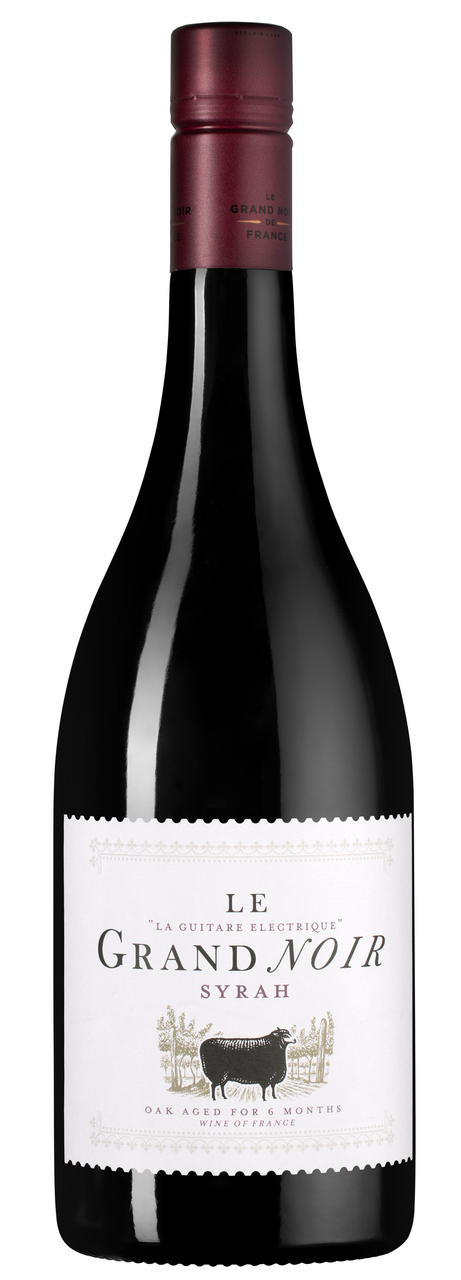 Изображение товара Вино Le Grand Noir Syrah красное сухое 0.75л из Франции