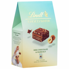 Вафли Lindt молочный шоколад и фундук, 135г