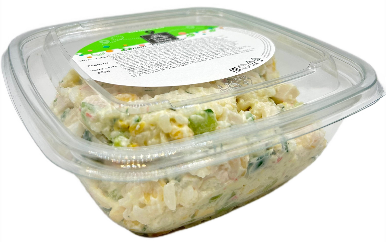 Салат Fresh Secret крабовый, 600г