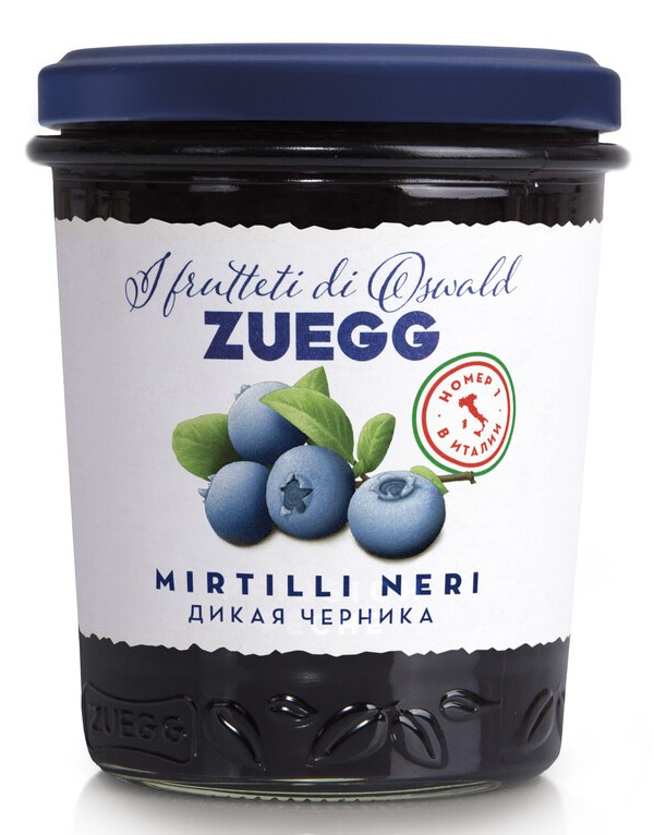Конфитюр Zuegg черника, 320г