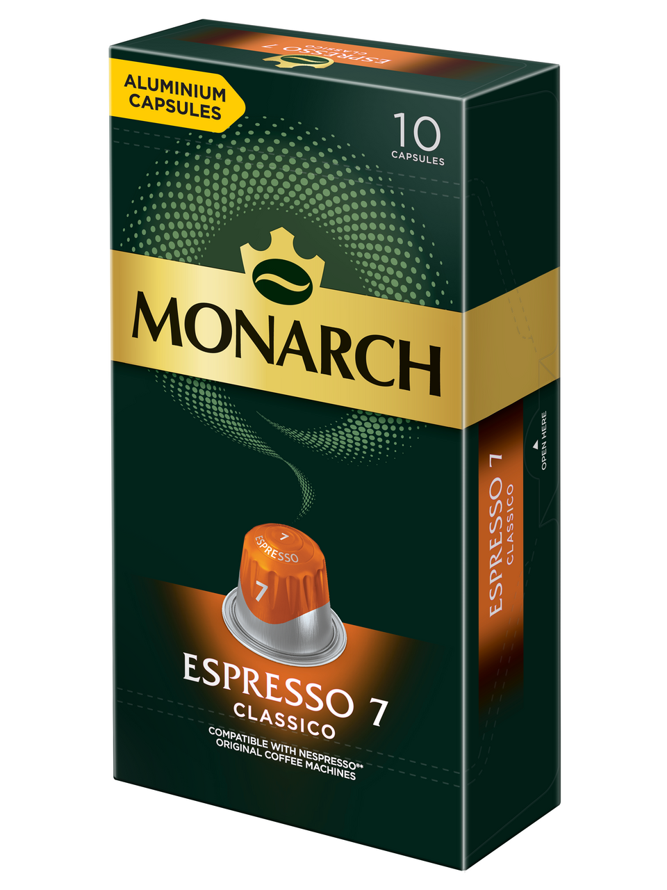 Изображение товара Кофе Monarch Espresso Classico капсулы 5.2г х 10шт Франция