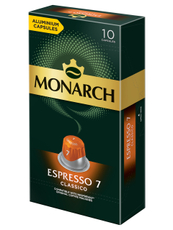 Кофе в капсулах Monarch Espresso Classico для кофемашин Nespresso 10шт, 52г