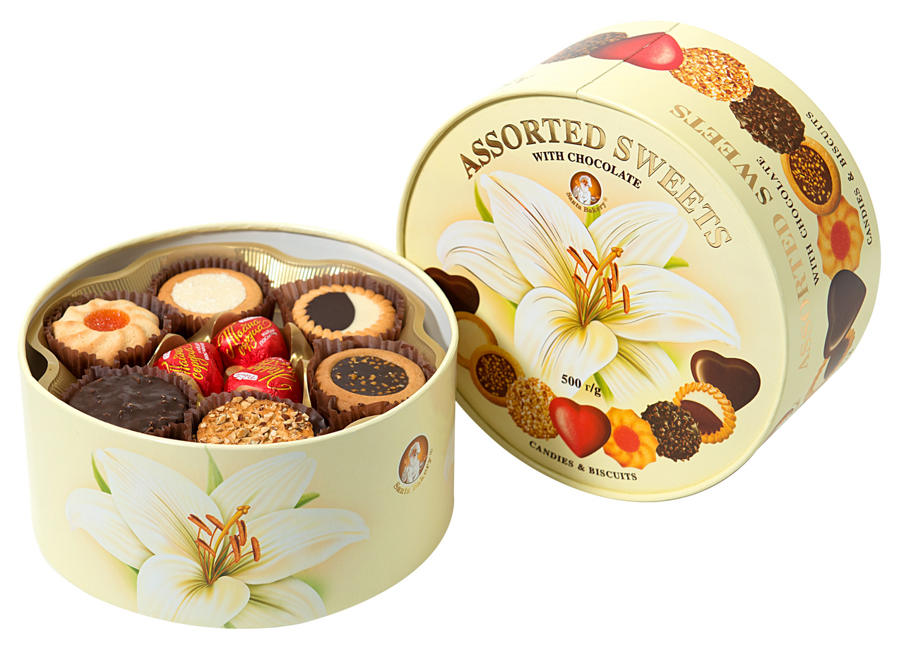 Набор кондитерских изделий Santa Bakery Assorted Sweets, 500г