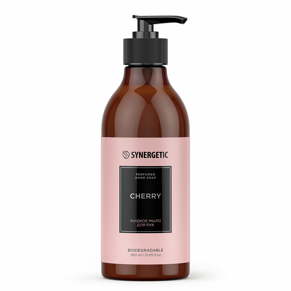 Мыло жидкое Synergetic парфюмированное вишня, 380мл