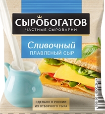 Сыр плавленый Сыробогатов сливочный 45%, 130г