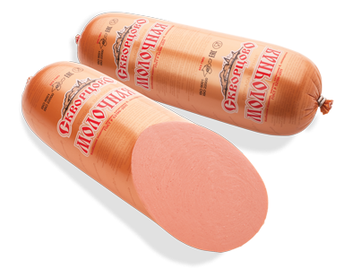 Колбаса Скворцово Молочная вареная категория А, ~500г