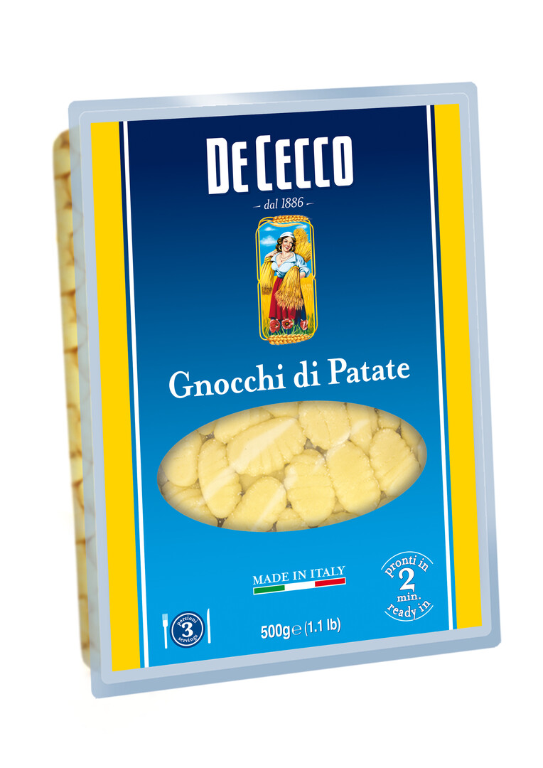 Клецки De Cecco Gnocchi di Patate Ньокки картофельные, 500г купить с  доставкой на дом, цены в интернет-магазине