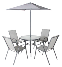 Набор мебели Zalger Garden Family с зонтом 6 предметов