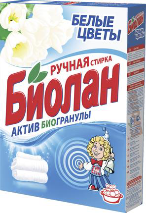 Биолан порошок стиральныйБелые Цветы ручная стирка, 350г купить с ...
