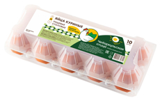 Яйцо куриное Чебаркульская птица С1, 10шт