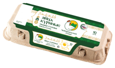Яйцо куриное Чебаркульская птица Халяль С1, 10шт