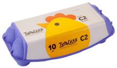 Яйцо куриное С2, 10шт