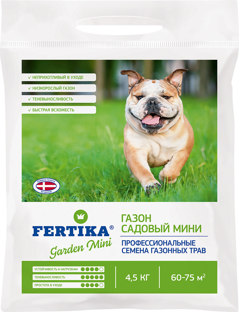 Семена газонной травы Fertika садовые-мини, 4кг