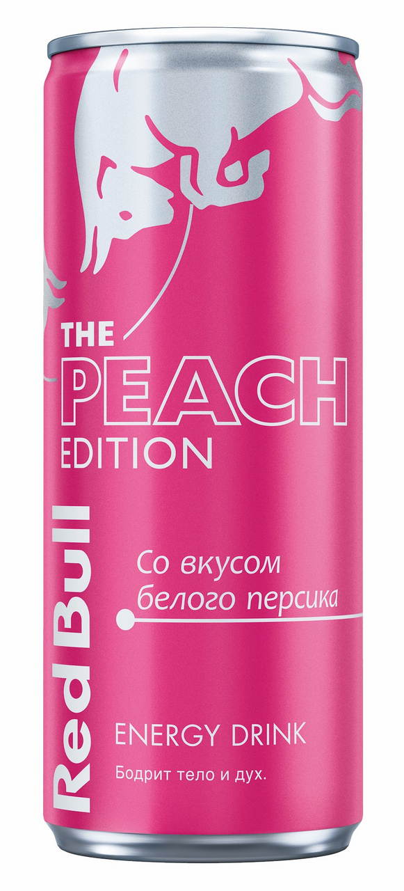 Напиток энергетический Red Bull белый персик, 250мл