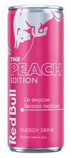 Напиток энергетический Red Bull белый персик, 250мл