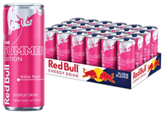 Напиток энергетический Red Bull белый персик, 250мл x 24 шт