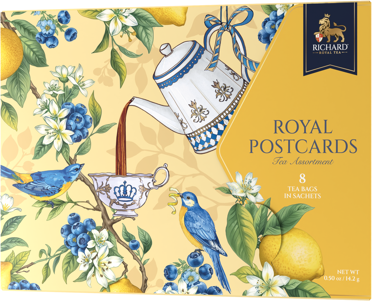 8ШТХ1,7Г ЧАЙ ЧЁРНЫЙ RICHARD ROYAL POSTCARDS