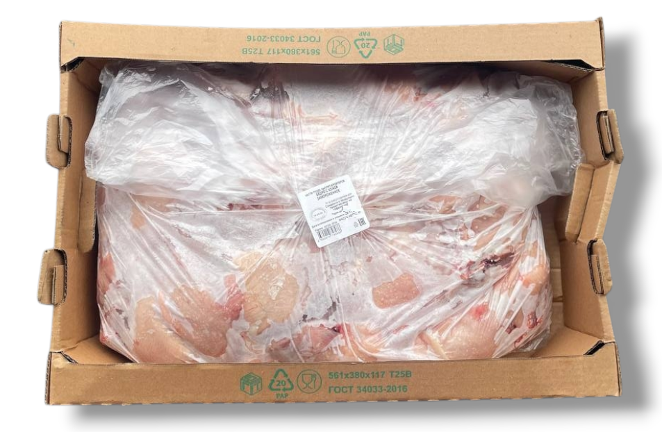 Бедро цыпленка-бройлера Приосколье с кожей замороженное, 13кг