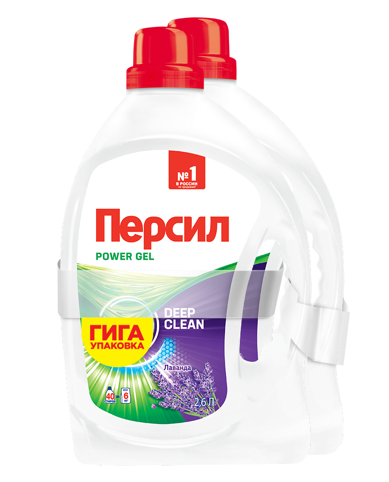 2ШТХ2,6Л ГЕЛЬ Д/СТИРКИ ПЕРСИЛ DEEP CLEAN ЛАВАНДА