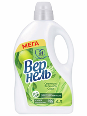 Кондиционер для белья Вернель Свежесть зеленого сада, 4л