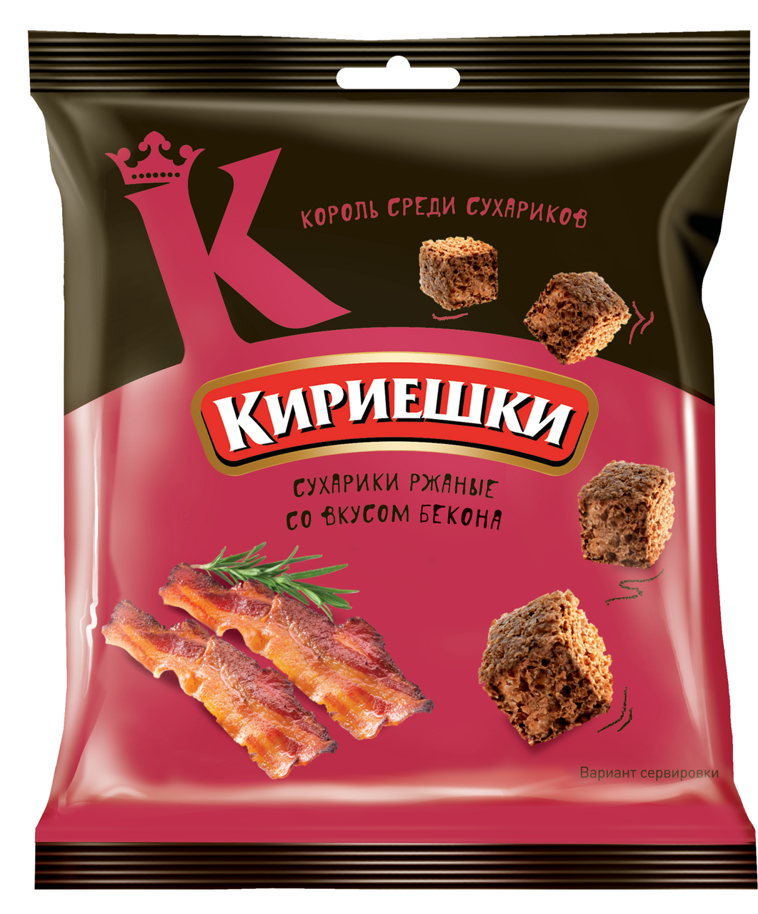 Сухарики Кириешки бекон, 40г