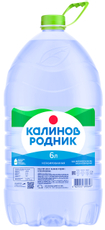 Вода Калинов Родник питьевая негазированная, 6л