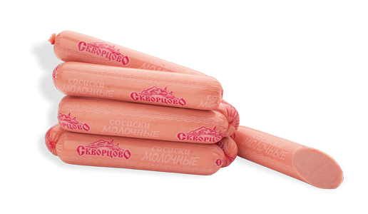 Сосиски Скворцово Молочные категория Б, ~1кг