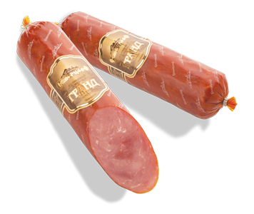 Колбаса Скворцово Ветчина Гранд сырокопченая, ~500г