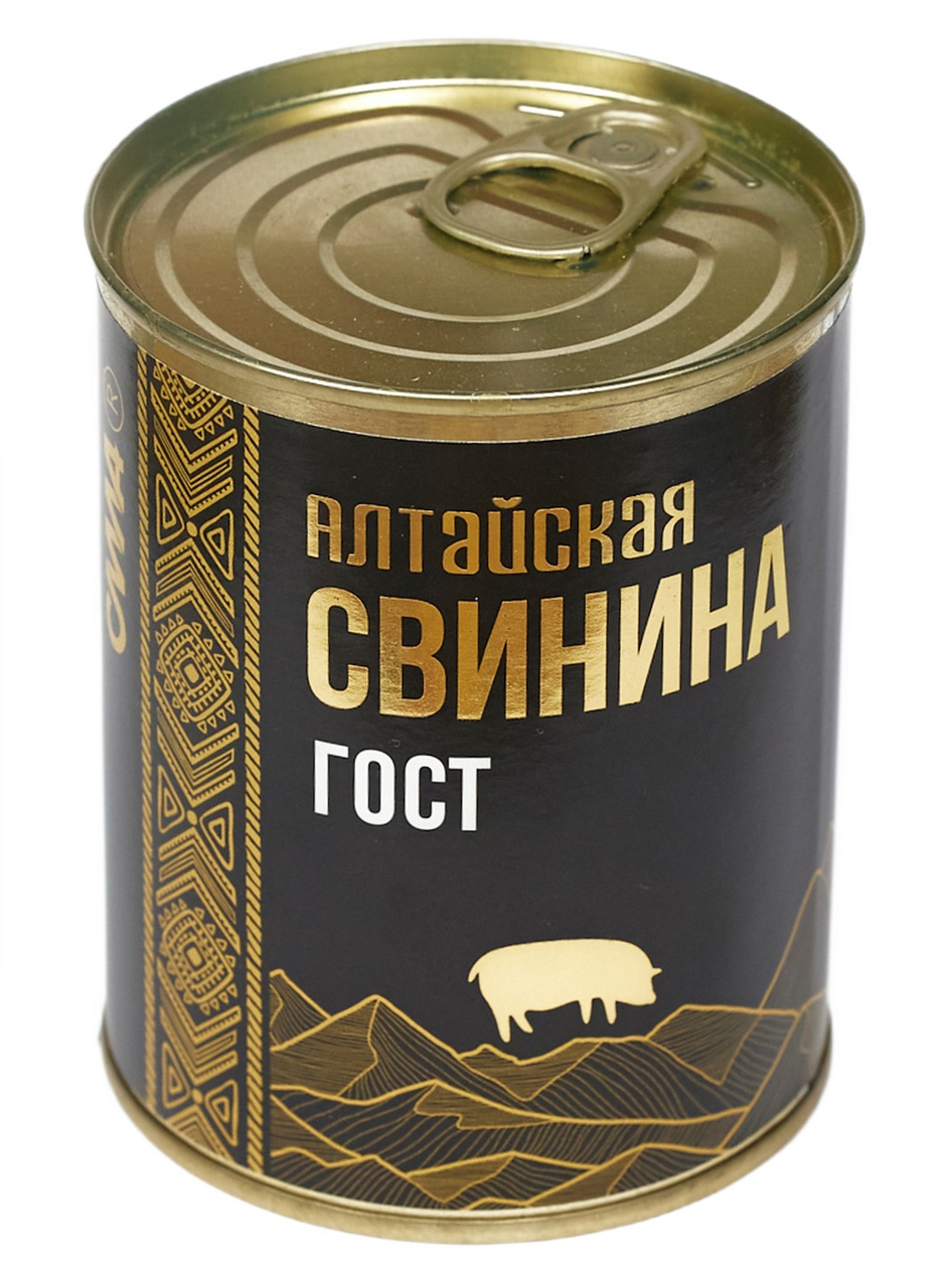 Свинина тушеная Сила Алтайская, 338г