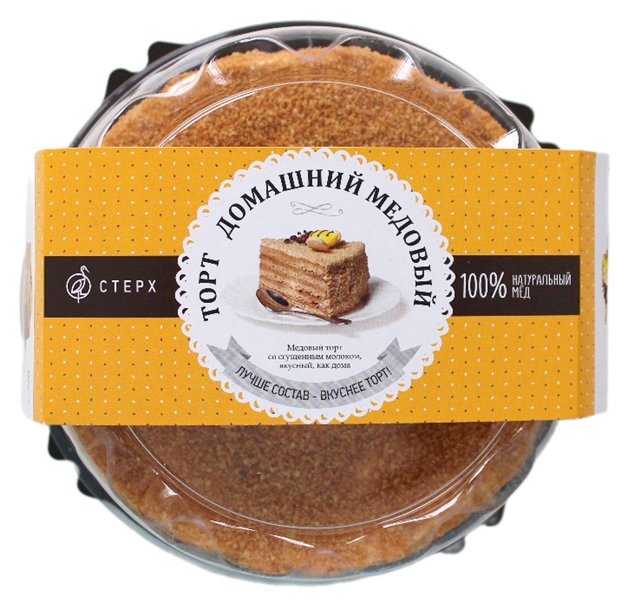 Торт Стерх Домашний медовый, 800г
