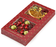 Набор подарочный Chokodelika шоколад апельсин плюс вишня, 70г