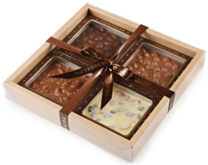 Набор подарочный Chokodelika шоколад орехово-шоколадный квартет, 320г