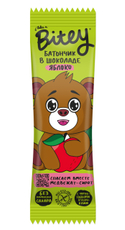Батончик фруктовый Take a Bitey шоколад и яблоко, 35г