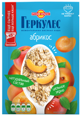 Каша овсяная Русский продукт геркулес абрикос, 40г