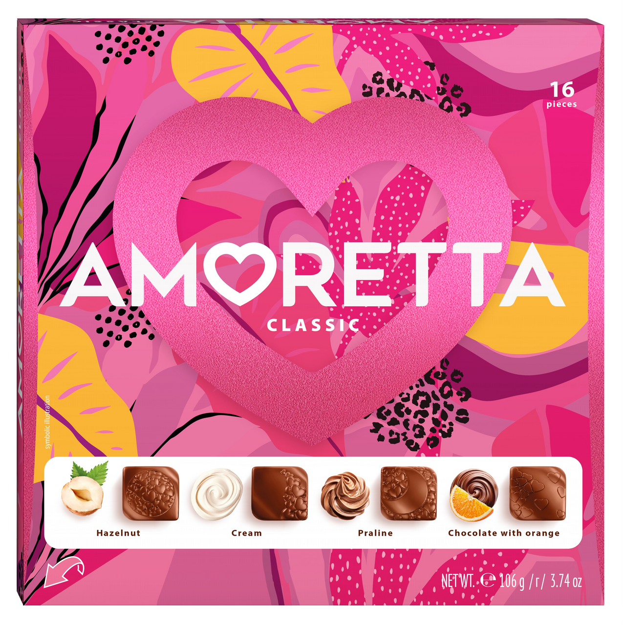 Конфеты Mieszko Amoretta Classic ассорти, 106г