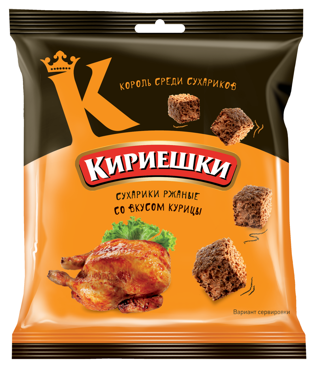 Сухарики Кириешки курица, 40г