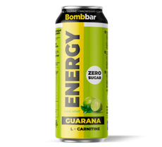 Напиток Bombbar L-карнитин с гуараной лайм и мята газированный, 450мл
