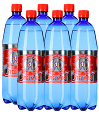 Вода Stelmas Mg минеральная лечебно-столовая газированная, 1л x 6 шт