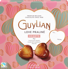 Конфеты Guylian молочный шоколад сердечки, 168г