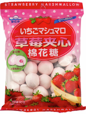 Зефир Eiwa клубничная начинка, 90г