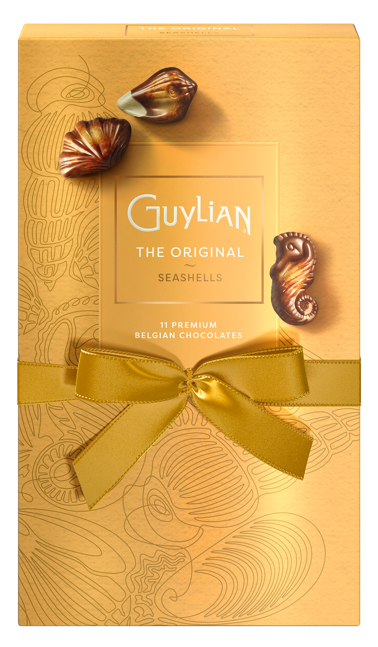 Конфеты Guylian шоколадные морские ракушки, 125г