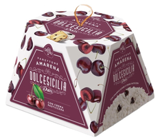 Паннеттоне Dais дикая вишня и заварной крем, 800г