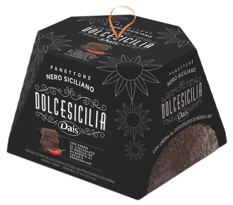Паннеттоне Dais шоколадный крем и перец чили, 800г