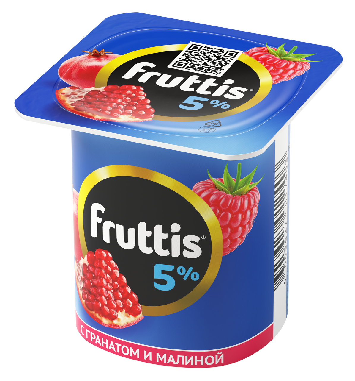 Продукт йогуртный Fruttis гранат и малина 5%, 115г