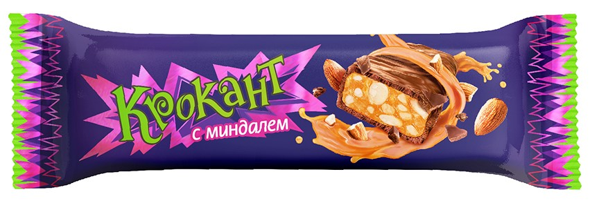 Батончик шоколадный Крокант 28г