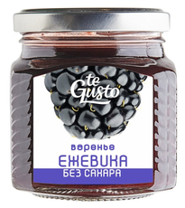 Варенье Te Gusto из ежевики без сахара, 300г
