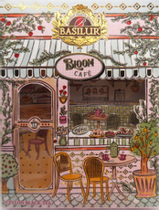 Чай черный Basilur Цветочное кафе василек, гранат и земляника, 75г