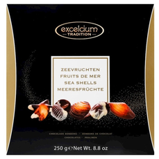 Конфеты Excelcium Tradition Sea Shells шоколадные, 250г
