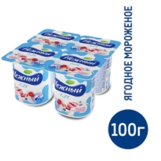 Йогуртный продукт Нежный ягодное мороженое 1.2%, 100г