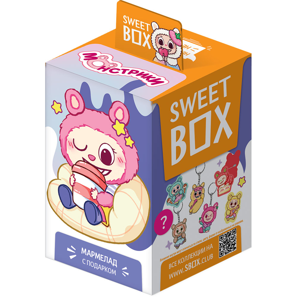 Мармелад Sweet Box с игрушкой Монстрики, 10г